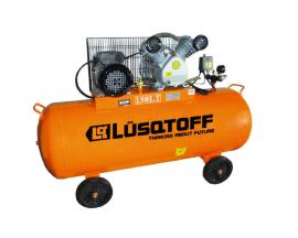 COMPRESOR LUSQTOFF 150 LTS 3 HP 335L/MIN BICILIND/CORREA 